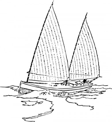 sailboat clip art 23329