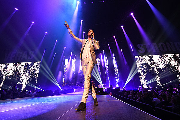 Dan Reynolds of Imagine Dragons Sings at Vegas Strong Benefit Concert