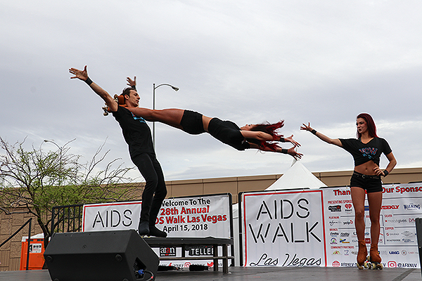 WOW World of Wonder Performs an awe inspiring number at AFAN s 28th Annual AIDS Walk Las Vegas Credit Madison Freedle one7communications