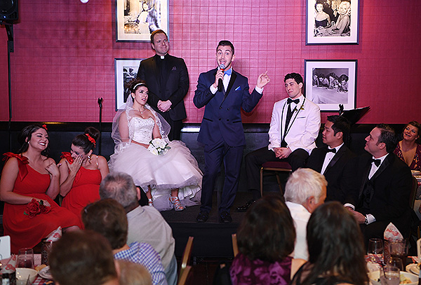 Tony n Tinas Wedding Opening Night Celebration at Buca di Beppo inside Ballys Las Vegas Friday June 15 6