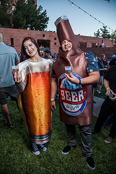 DBF Guests in Beer Costumes