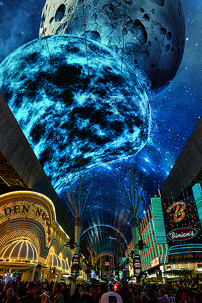 Fremont Street Experience Debuts Entirely New Collection of 3D Graphics on Upgraded Viva Vision Canopy credit Black Raven Films for Fremont Street Experience