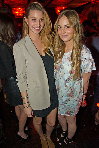Whitney Port and sister Paige at LAVO