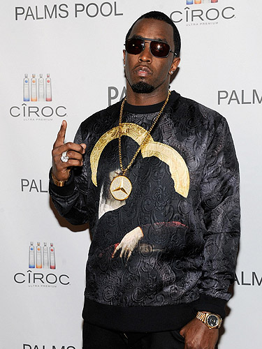 Diddy on red carpet- David Becker-Wire Image