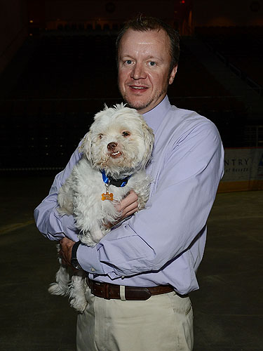 Dr. Mason poses with Chance at The Animal Foundations 10th Annual Best In Show Las Vegas 4.28.13