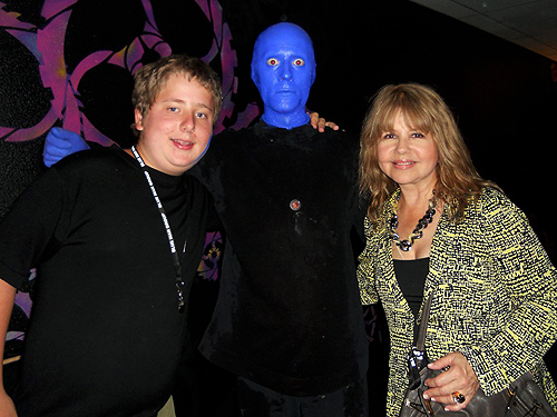 8.7.13 Pia Zadora at Blue Man Group in Monte Carlo Resort and Casino