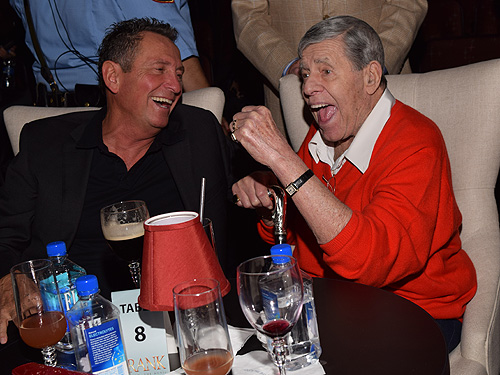 Bob Anderson and Jerry Lewis at FRANK - The Man. The Music. Courtesy - The Palazzo Las Vegas