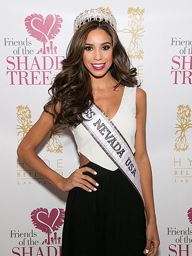 Miss Nevada USA Brittany McGowan on the Red Carpet at Girls Night Out