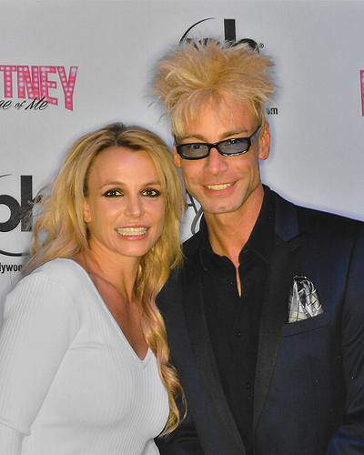 Murray and Britney Spears Backstage Planet Hollywood