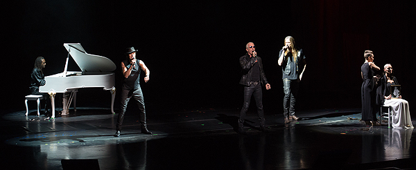 Dee Snider Sebastian Bach Orianthi and Richie Sambora perform at Criss Angel HELP Sept 12 Tom Donoghue