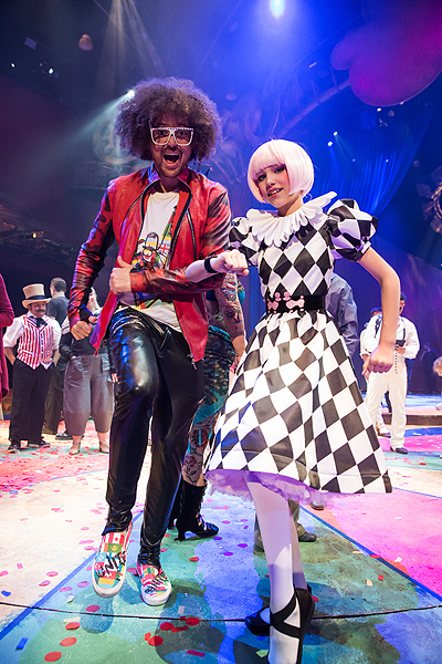 Redfoo and Grace VanderWaal star in the fifth annual One Night for One Drop in Las Vegas March 3 2017