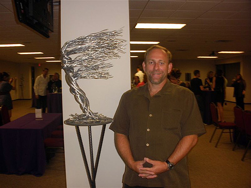 Barry_Ferich_poses_with_Heaven_aluminum
