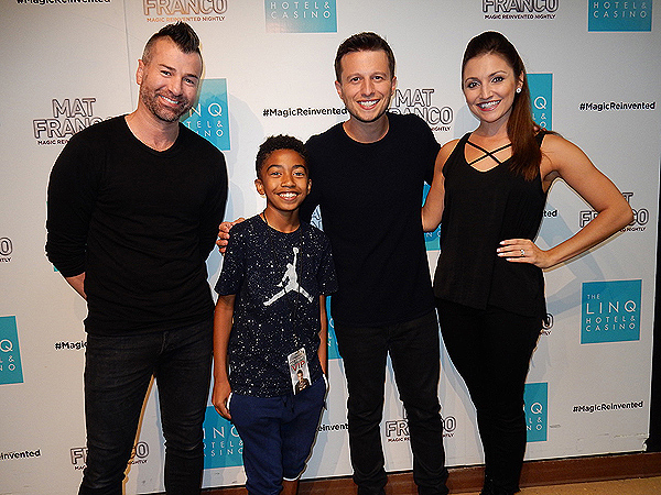 Miles Brown attends MAT FRANCO MAGIC REINVENTED NIGHTLY at The LINQ Hotel Casino 7.11.17 courtesy MAGIC REINVENTED NIGHTLY 1