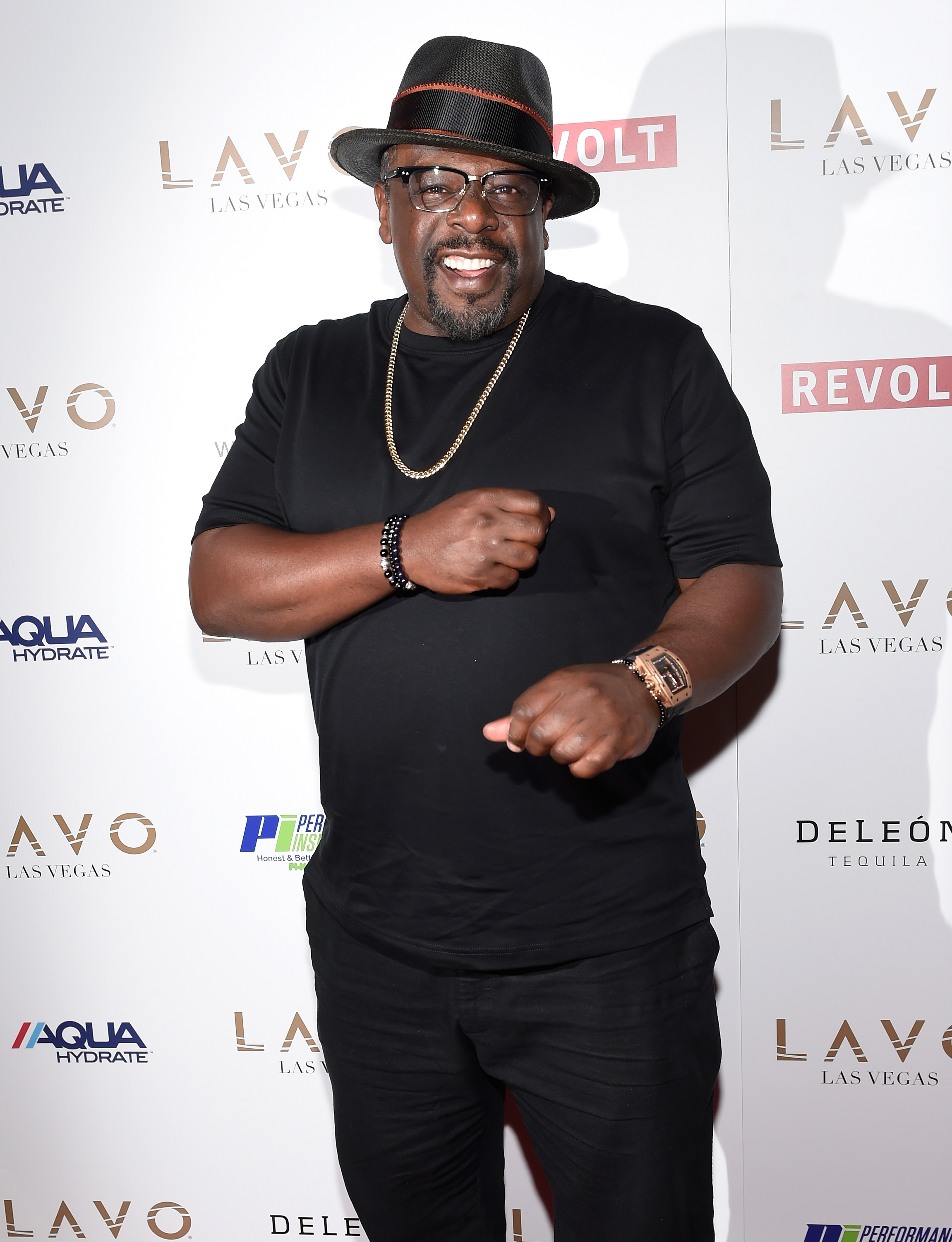 Cedric The Entertainer at Sean Diddy Combs Mark Wahlberg and Stephen Espinoza host Double or Nothing Welcome to Fight Weekend Kick Off Powered by CÎROC Vodka and AQUAhydrate at LAVO Las Vegas