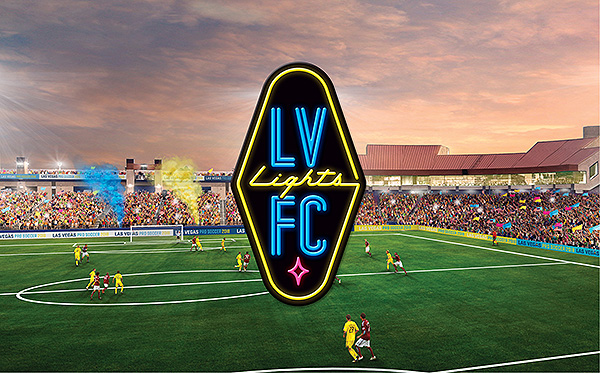 Las Vegas Lights FC Logo Cashman Rendering