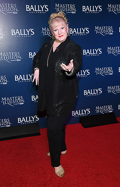 Gay Blackstone on the red carpet at opening night of Masters of Illusion at Ballys Las Vegas 12.13.17 credit Ethan Miller