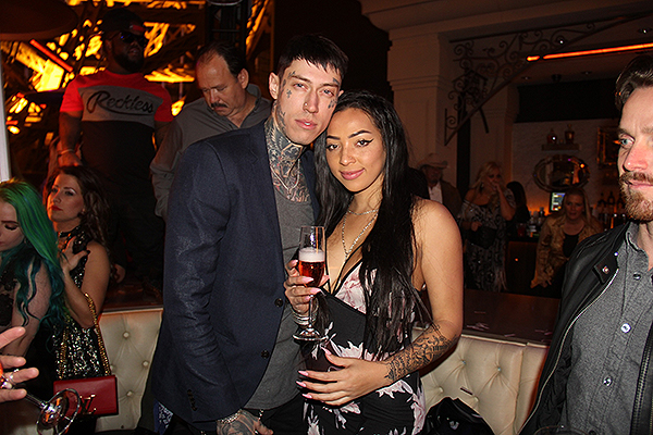 Trace Cyrus and Guest Chateau Nightclub