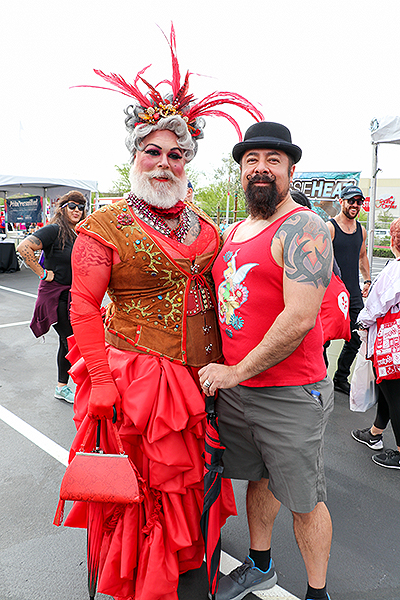 Norma Llyaman makes an appearance at the 28th Annual AIDS Walk Las Vegas Credit Madison Freedle one7communications