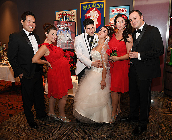 Cast of Tony n' Tina's Wedding - Photo courtesy of Bally' Las Vegas