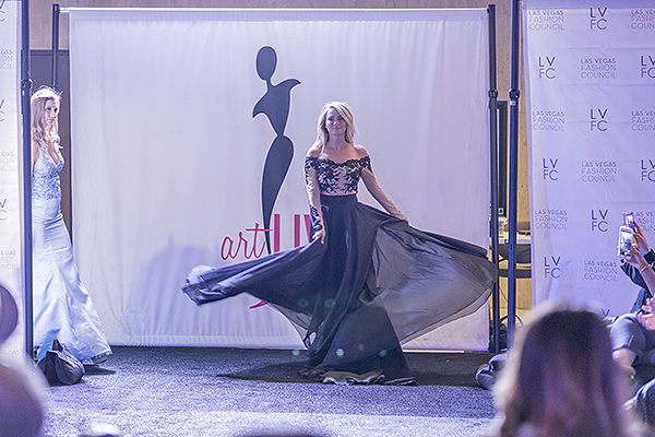 Beautiful gown makes debut during fashion show. Photo Credit Joel Cada