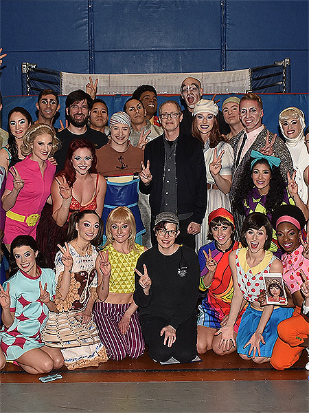 Steve Buscemi with the cast of Beatles LOVE by Cirque du Soleil Friday April 5 copy