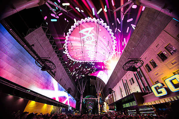 Fremont Street Experience unveils all new Viva Vision light show featuring chart topping hits from Steve Aoki 6.13.19