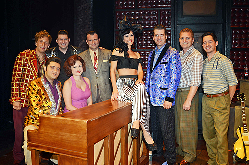 Melody Sweets with the Cast of MILLION DOLLAR QUARTET Las Vegas 4.22.14 C Caesars Entertainment 3