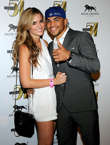 Victor_Ortiz_and_Girlfriend_Alexia_Garland_on_Red_Carpet_at_Studio_54_Las_Vegas_09.17.11