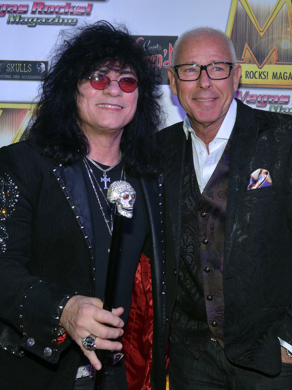Paul Shortino Bob Golden - Vegas Rocks Magazine Music Awards 2014 photo credit Stephen Thorburn 63494