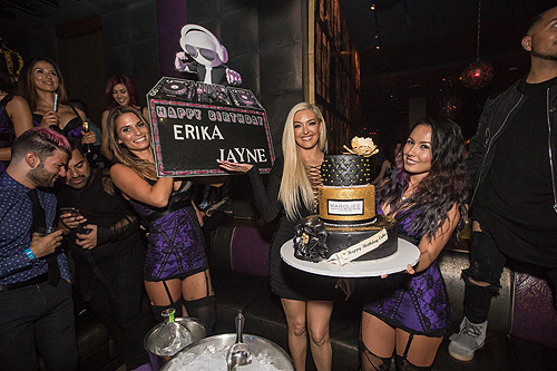Erika Girardi Celebrates her Birthday Marquee