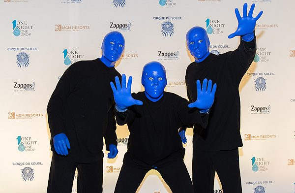 Blue Man Group at One Night for One Drop 2017